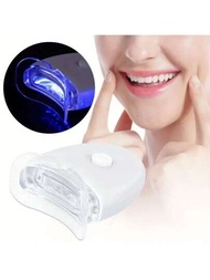1入口腔美白led燈,便攜式電池藍光口腔護理工具,電動牙齒美白燈,家用浴室旅行小型led口腔護理工具