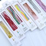 Curvy Modern Cut Luxury Candle Birthday Cake/Decoration/ Number Candle Birthday Cake/Colourful Candl