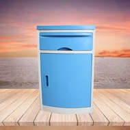 Bedside Table Hospital Bedside Table Drawer Type Plastic Bedside Table Stainless Steel Surface Bedsi