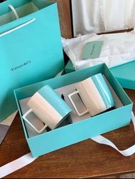 💜Tiffany&CO蒂芙尼 陶瓷馬克杯 咖啡杯  情侶水杯 結婚對杯 訂婚禮物 喬遷 新居Ceramic mug coffee cup couples water cup marriage cup 