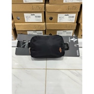 SKECHERS URBAN EDGE BLACK WAIST BAG SKEWBT8754BK ORIGINAL SLING WAIST BAG