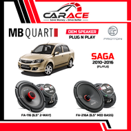 MB QUART Speaker Saga FLX Plug and Play Speaker PNP Front Rear Door 6 inch Speaker Proton Saga 2010-
