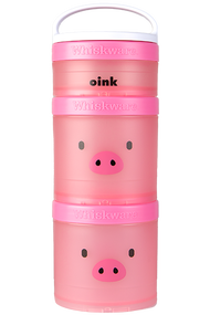[BlenderBottle] Whiskware 三層造型補給零食罐-粉紅豬