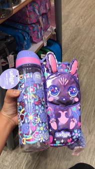 กระติกน้ำ หลอดดูด Smiggle water bottle- Hop- ม่วง