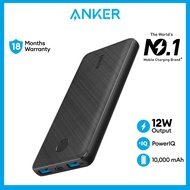 Anker Powerbank PowerCore Slim Powerbank 10000mAh Power Bank Portable Charger Anker Charger (A1247)