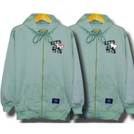 ZEYA Couple Zipper Jacket Couple Zipper Jacket/ 2 pcs Couple Zipper Hoodie Couple Zipper Jacket/ Lat