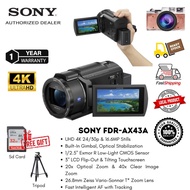 Sony FDR-AX43A 16.6MP 20x Optical Zoom UHD 4K Handycam Camcorder ( 1 Year Warranty )