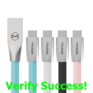 Authentic ORIGINAL MCDODO CA-121 Kirsite Cover 1M Type C Cable Samsung Note FE 9