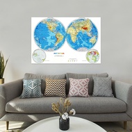 # 地图 # Russian Map Series Background Cloth World Map Geography Map Wall Hanging Pictures Home Decoration
