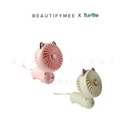 [ BEAUTIFYMEE x TURTLE ] Cute Cat Portable USB Rechargeable Mini Fan Compact Handheld Fan