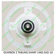 GEARBOX MESIN CUCI/GEARBOX 2 TABUNG SHARP 14KG G10 GS14