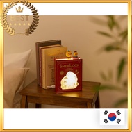 [KAKAO FRIENDS] Classic Book Mood Light Red RYAN CHOONSIK│Night Bed Sleep Mood Light Lamp