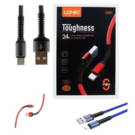 LDNIO LS63 Toughness USB Cable 2.4A Fast Charging/6 Times Stronger And Durable