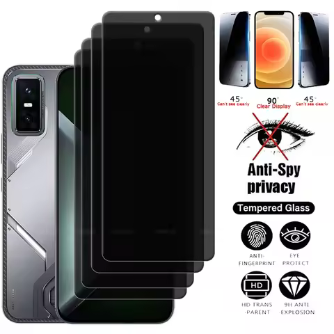 4Pcs For Infinix GT 30 Pro Glass Infinix GT 30 Pro Tempered Glass 9H Privacy Anti-Spy Phone Screen P