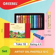 Greebel 12c Professional Artist Crayon Oil Pastel Artist/