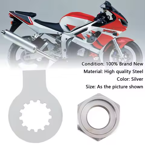 Topteng Front Sprocket Nut Lock Washer Tab Kit For YAMAHA R6 YZF 600 1000 TDM 850