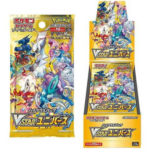 New Pokemon Tcg S12a Vstar Universe Japanese Version High Class Gold Booster Box Battle Game Rare Tr