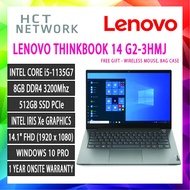 Lenovo Thinkbook 14 G2-3HMJ Laptop Lenovo Grey (I5-1135G7, 8GB, 512GB SSD, Intel, 14'' FHD, W10P)
