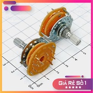 [2 Pieces]- RS25 2P4T Rotary Switch, 2-Pole 4-Position Choice Truong Giang Components 86
