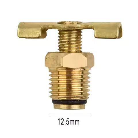 AIR COMPRESSOR TANK 1/4 DRAIN PLUG VALVE / TAP / DRAIN COCK WITH T-HANDLE Air Compressors 1*1/4 Blow