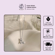 Sparkly heart women's necklace, luxurious and elegant S925 Gigi Jewelry silver necklace DC009