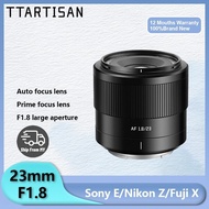 TTArtisan 23mm F1.8 Auto Focus prime digital camara fotografica lens for Fujifilm X XF X-E4 X-S20 XM