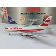 [Ready Stock] * 1: 400 Gemini Jets Universal Airlines TWA Trans World Airlines Boeing B747SP-31 N572