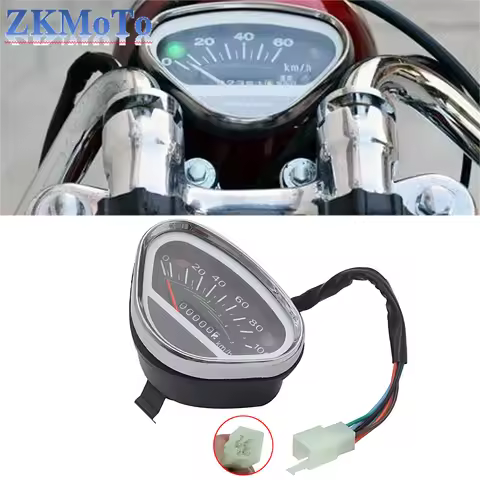 Motorcycle Meter Odometer Gauge Backlight LCD Digital Indicator Instrument for Vintage Honda DAX 70 