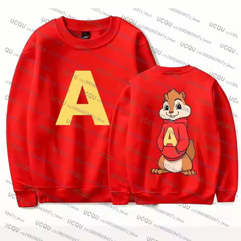Alvin and The Chipmunks 2025 Fashion Unisex Casual Sportswear Men's Hoody Alvin Chipmunk Halloween C
