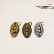 【CH*】 100Pieces Multifuntional Rugby Pendants Jewelry Making Part Necklace Accessories for Jewelry a