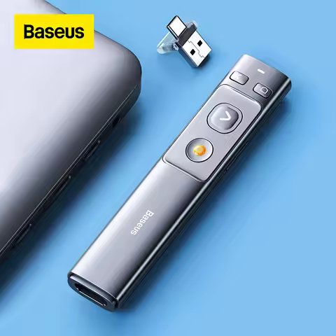 Baseus Presenter Wireless Pointer Flip pen Universal Remote Controller for Mac Win Projector Powerpo