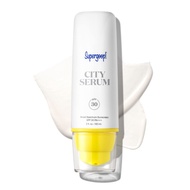 Supergoop! City Serum, 2 fl oz - SPF 30 PA+++ Anti-Aging Morning Lotion - Lightweight, Antioxidant-R