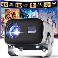 A10 Pro Smart Projector 1080P WiFi Bluetooth Portable LED Home Cinema Projector