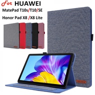 Tablet Case For Huawei MatePad T10 MatePad T10S T 10s PU Leather Stand Flip Case Honor Pad X8 10.1" 