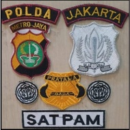 Standard Security Guard Embroidery - Security Guard Bet - Security Guard Patch 1 package and name