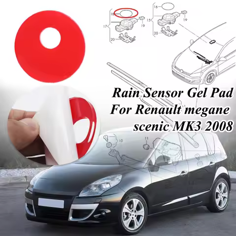 Rain Light Sensor Gel Silicone Pad For Renault Megane Scenic MK3 BMW MERCEDES-BENZ 7 Series F01/02 F