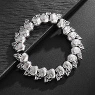 Punk Small Skull Bracelet Hip Hop Bracelet