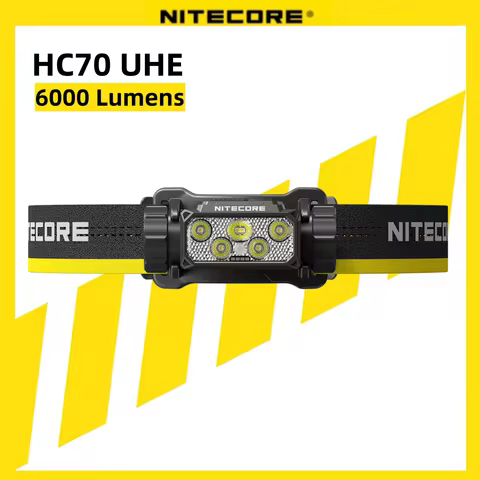 NITECORE HC70 UHE Headlamp Work Flashlight SITE Headlamp Searching Light Headlight Bright Light Weig