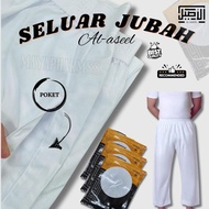 SELUAR JUBAH / SOLAT haji umrah | Seluar putih Original pants for Pray (Al Aseel)