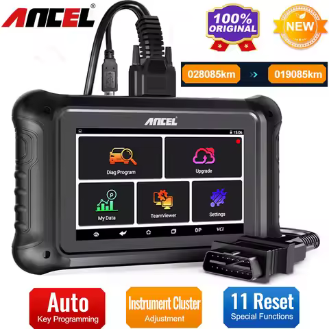 ANCEL DP500 Mileage Correction For Car OBD2 Scanner Key Programmer EEPROM Chip Add Keys Change Instr