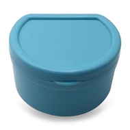 1PCS Denture Box Creative Denture Bath Case Denture Container with Basket Net Holder False Teeth Boxes Dentures Cleaner Tool