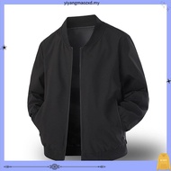 Uniqlo Fashionable and simple solid color jacket Korean version men's jacket windproof jacket baseba