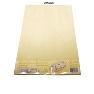 กระดาษสีน้ำตาล 125 แกรม A4 ibo iboom IB1596