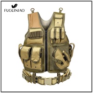 FUGUINIAO Military Molle Tactical Vest Assault Plate Carrier Tactical Vest CS Jungle Vest