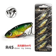 Mồi giả cá sắt câu lure R45 Lurefans Phukiencaulure25 Cá sắt R45 lưỡi BKK sắc bén chuyên câu cá lócc