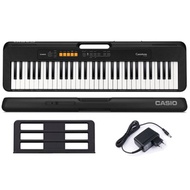 Casio คีย์บอร์ด 61 คีย์ Keyboard 61 Key รุ่น CT-S100 พร้อมอแดปเตอร์ + ที่วางโน้ต