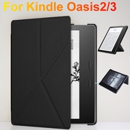 Flip Casing for  Kindle Oasis2 Oasis3 9th 10th Gen CW24Wi S8IN4O kindle oasis E-book Case Multi-Fold