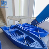 [Gazechimp] Folding Fishing Boat Sun Shade Top Cover for Inflatable Boats Unfold 145x105x105cm Easil