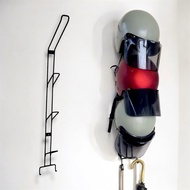 GANTUNGAN Wall Mounted Helmet Hanger | Minimalist Slim Sturdy full iron strong