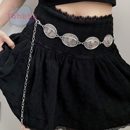 TOHESP Chain Belt, Woman Ethnic Style Cow Head Waist Chain, Waist Decoration Y2K Retro Luxury Design